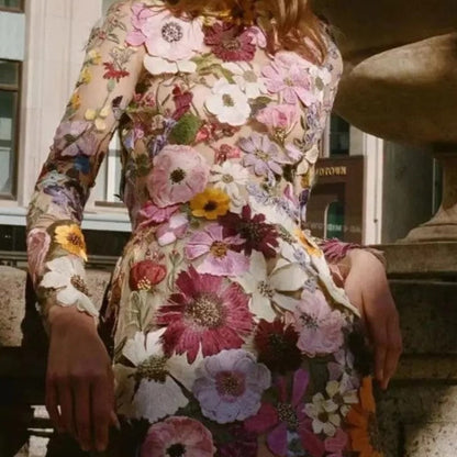 Sylis with floral applications and translucent appearance
