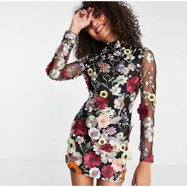 Sylis with floral applications and translucent appearance