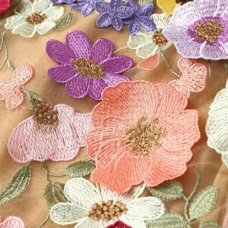 Sylis with floral applications and translucent appearance