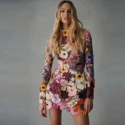 Sylis with floral applications and translucent appearance