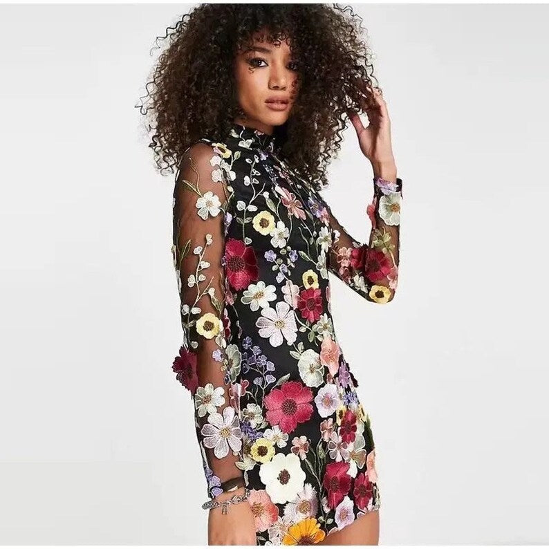 Sylis with floral applications and translucent appearance