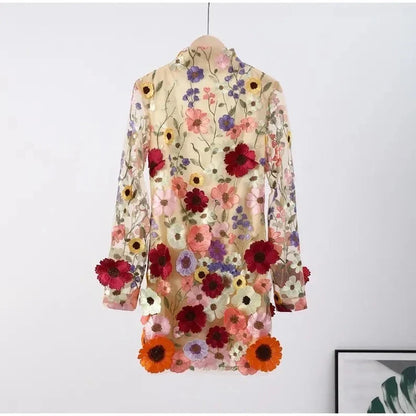 Sylis with floral applications and translucent appearance