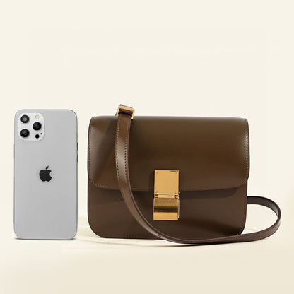 Sylis-Mode Classic Flap Box Shoulder Bag