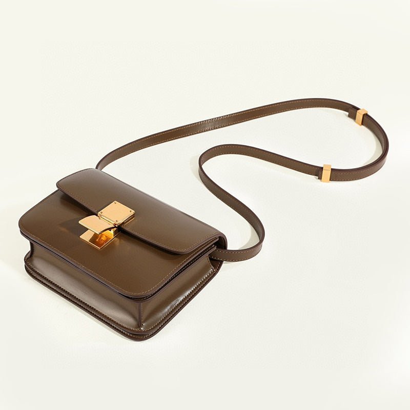 Sylis-Mode Classic Flap Box Shoulder Bag