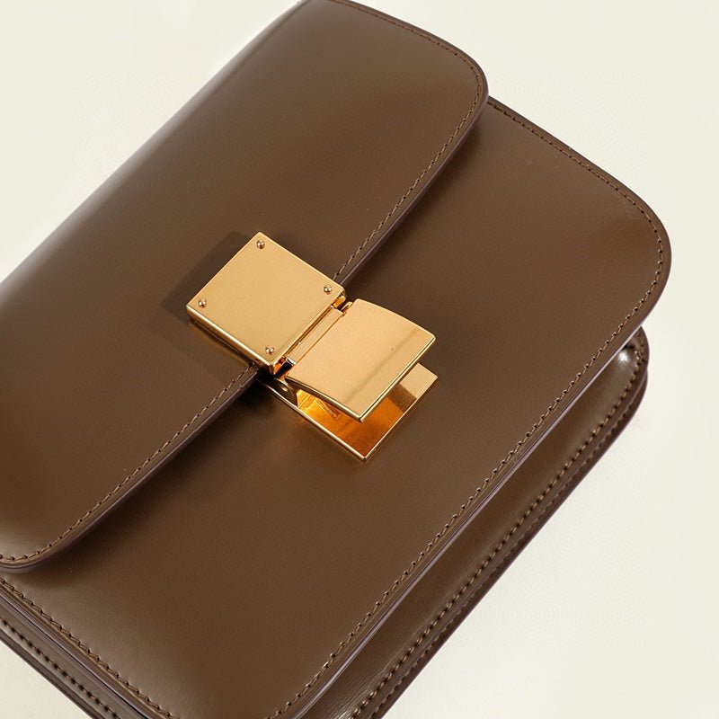 Sylis-Mode Classic Flap Box Shoulder Bag