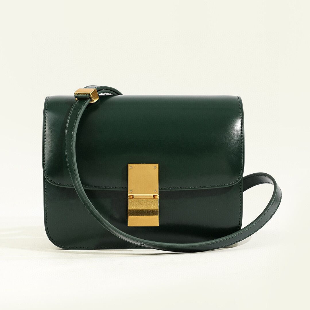 Sylis-Mode Classic Flap Box Shoulder Bag