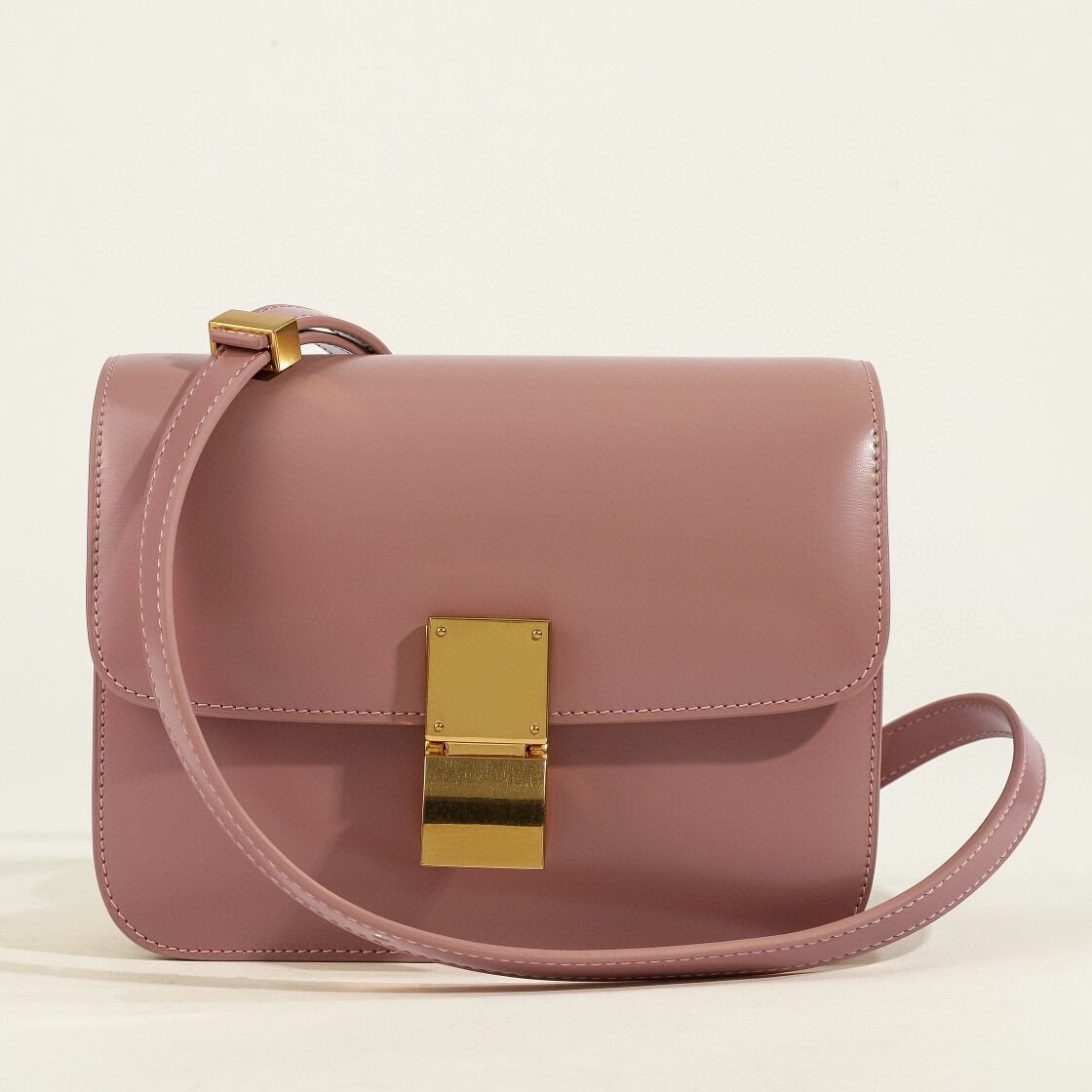 Sylis-Mode Classic Flap Box Shoulder Bag