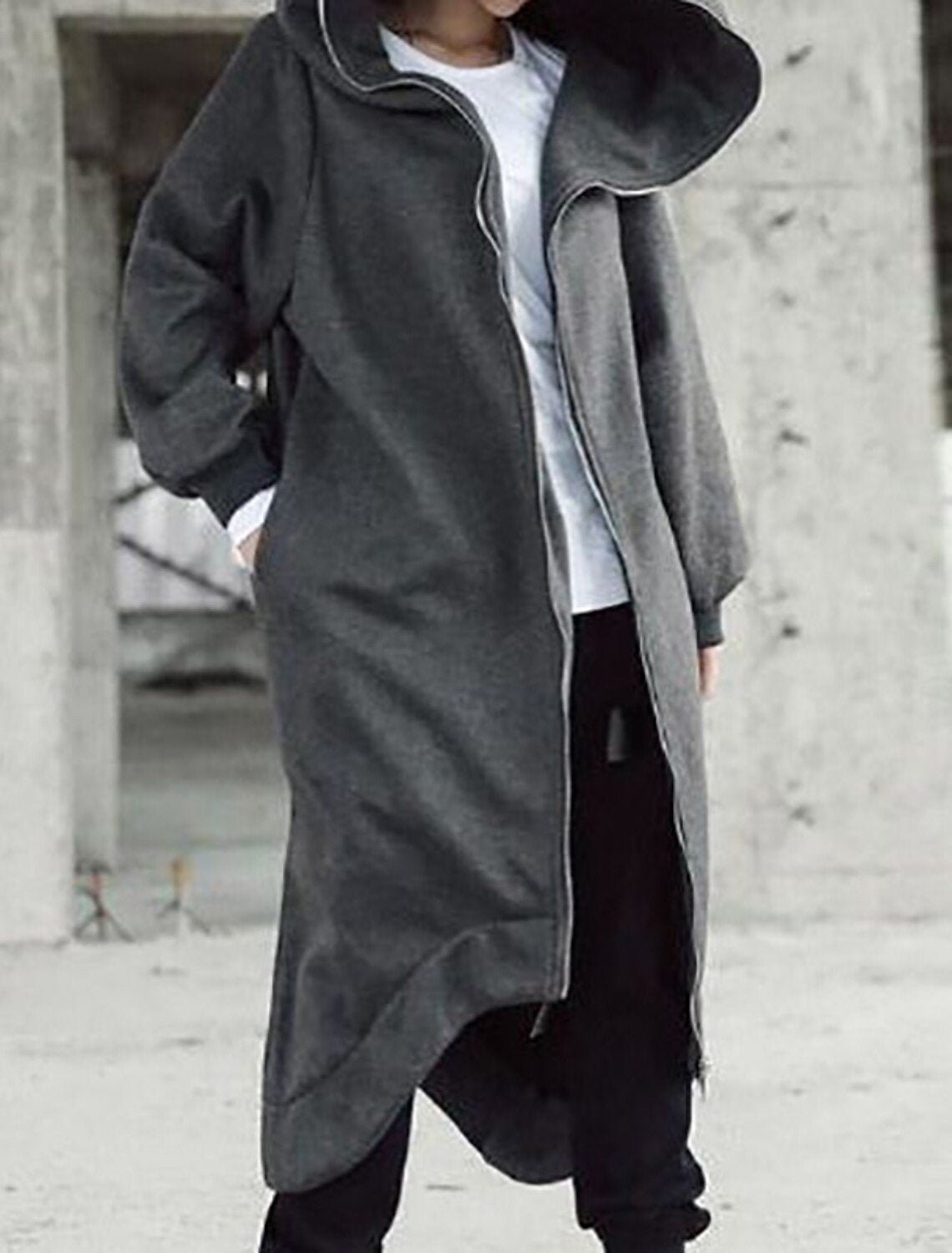 Sylis-Mode | Elegance Versatile Long Coat With Hood