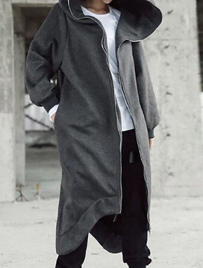Sylis-Mode | Elegance Versatile Long Coat With Hood