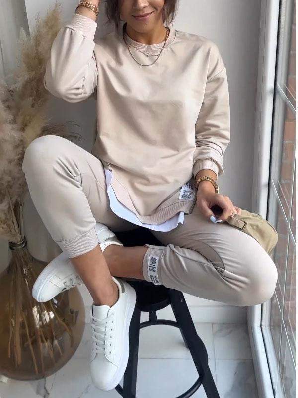 Sylis-Mode | Comfortable sweatshirt and pants set for women