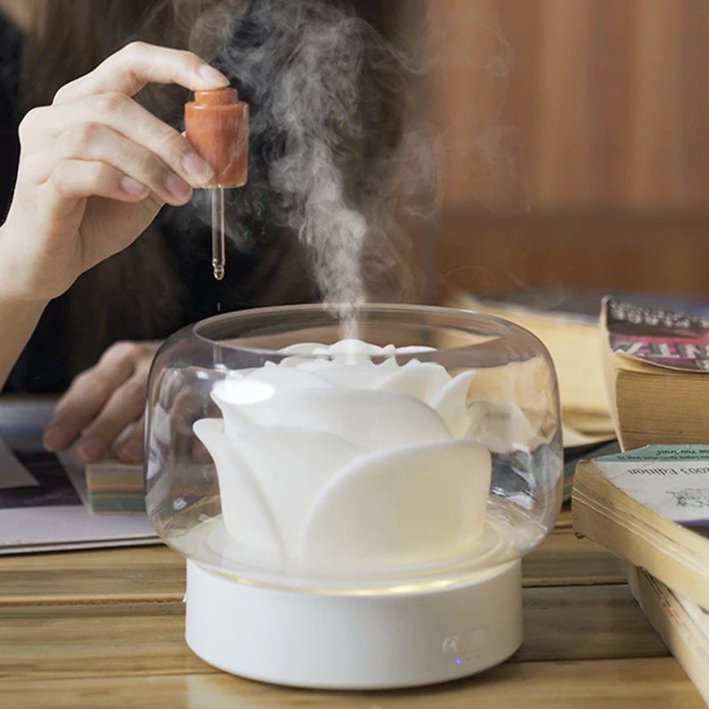 Luxury Aroma Diffuser with LED lighting - AromaGlow