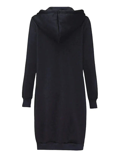 Sylis-Mode | Zip-Up Hoodie knee-length