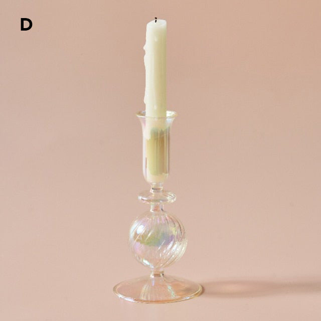 Pearly Glass - Candle Holder