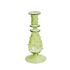 GlowCharm Pastel Glass Candle Holder | Decorative Candle Stands | Elegant Table Decor