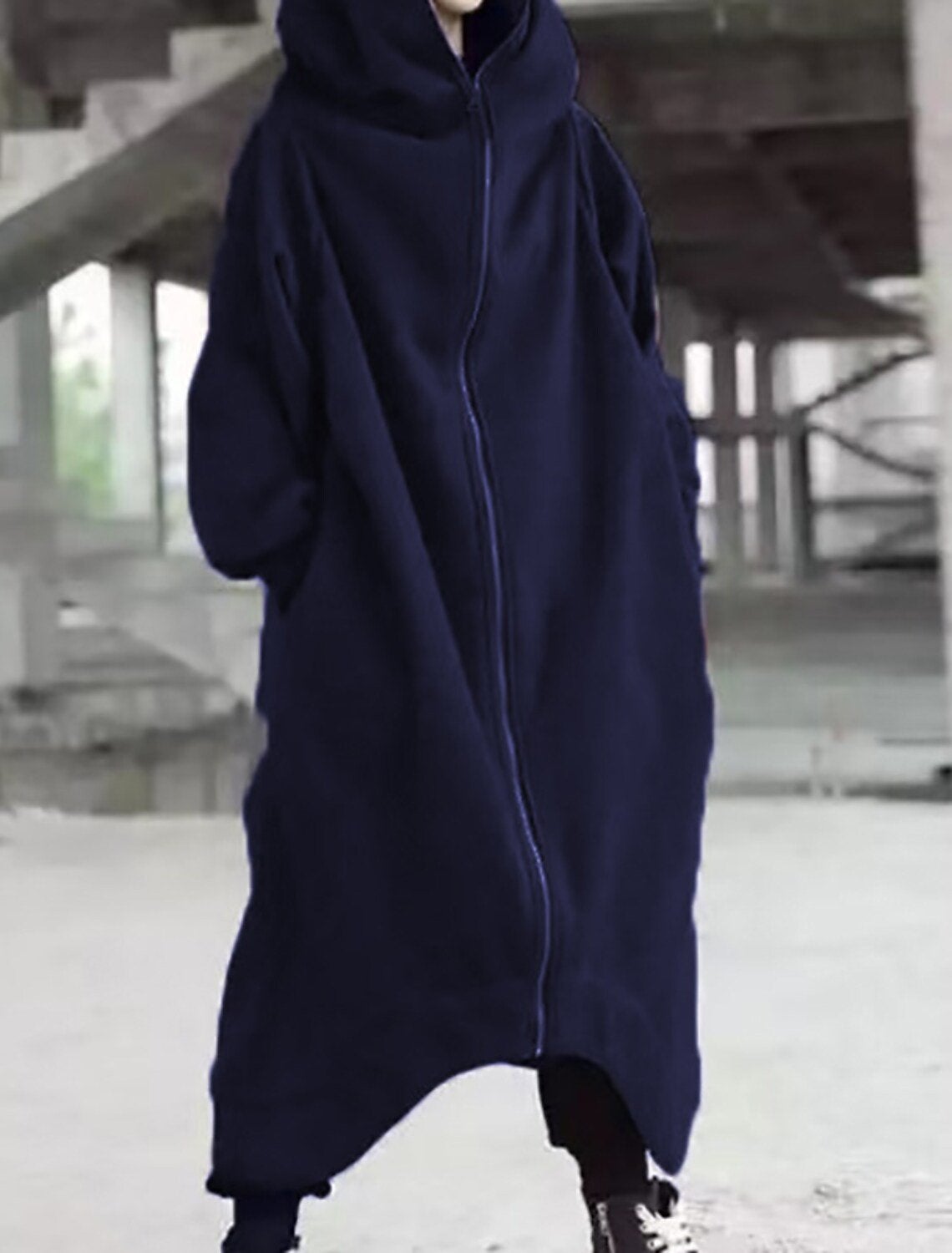 Sylis-Mode | Elegance Versatile Long Coat With Hood
