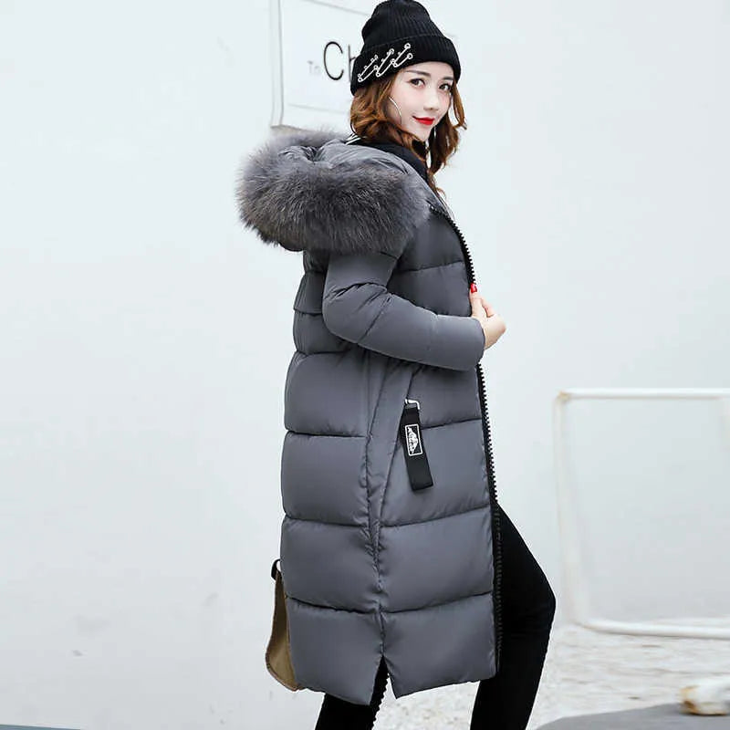 Sylis | Long coat with fur collar