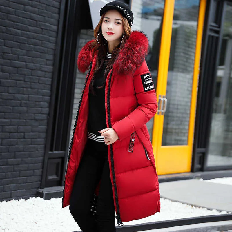 Sylis long with fur collar
