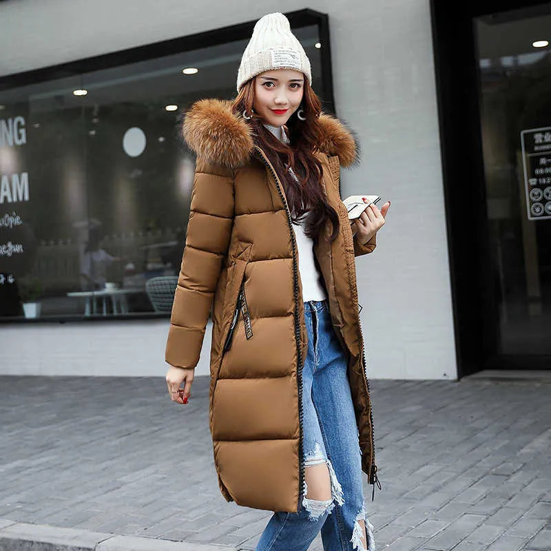 Sylis long with fur collar
