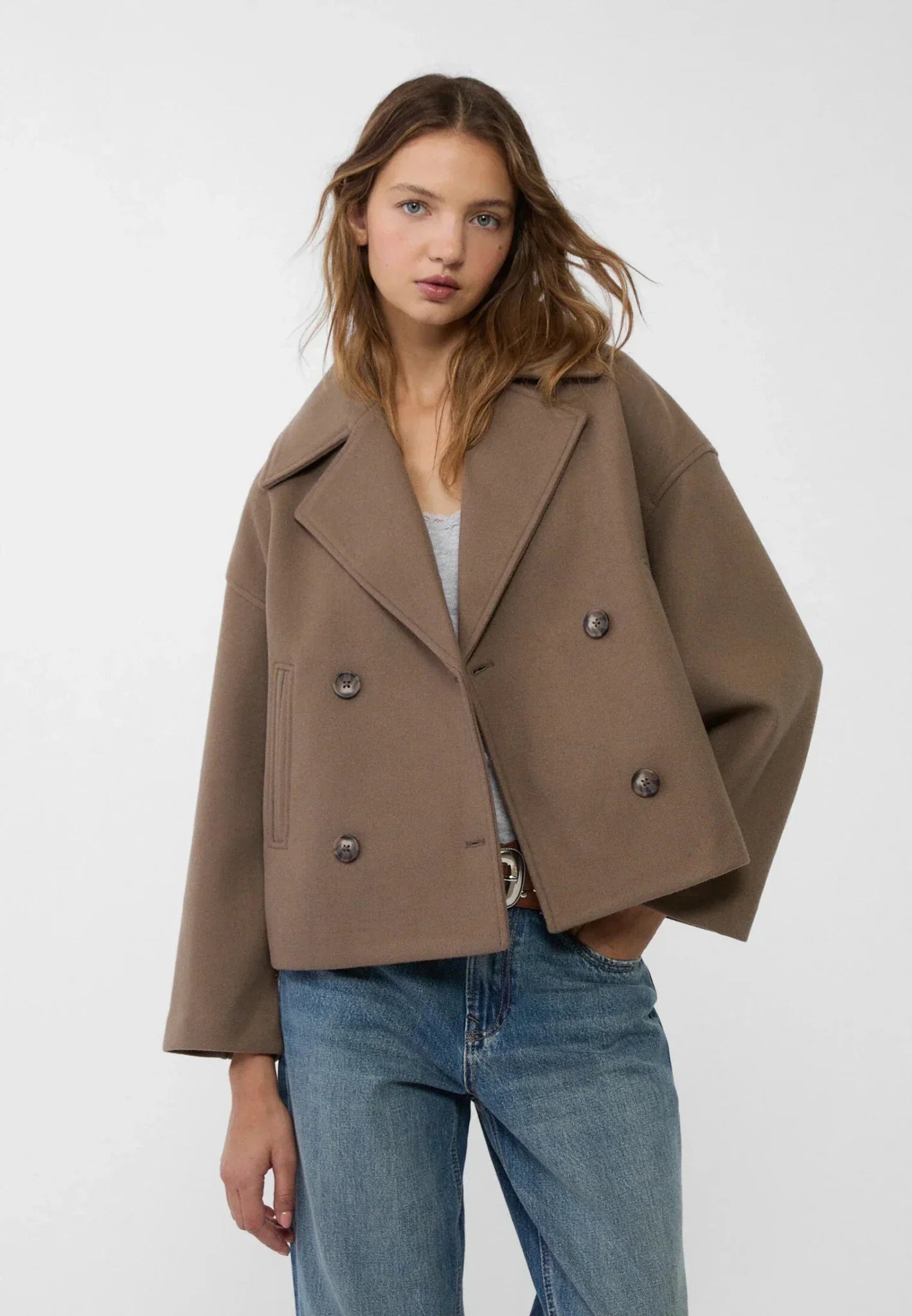 Sylis-Mode | Jacket Short Double-Breasted Chic Outerwear