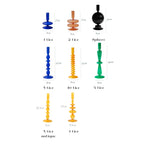Modern Glass Candleholder-Blue