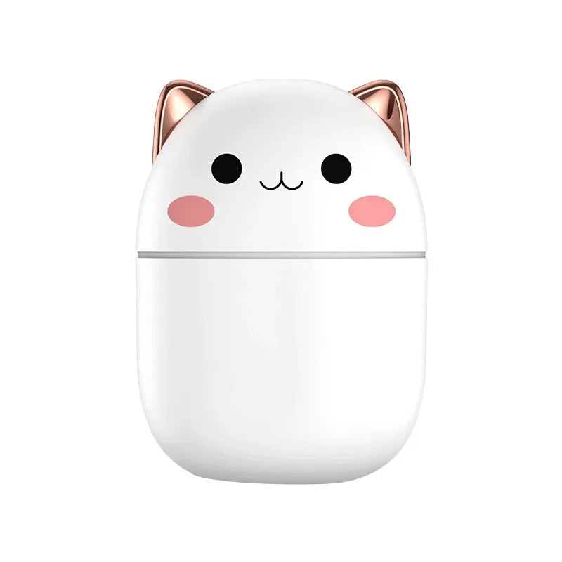 Cute Cat Room Humidifier and Aroma Oil Diffuser